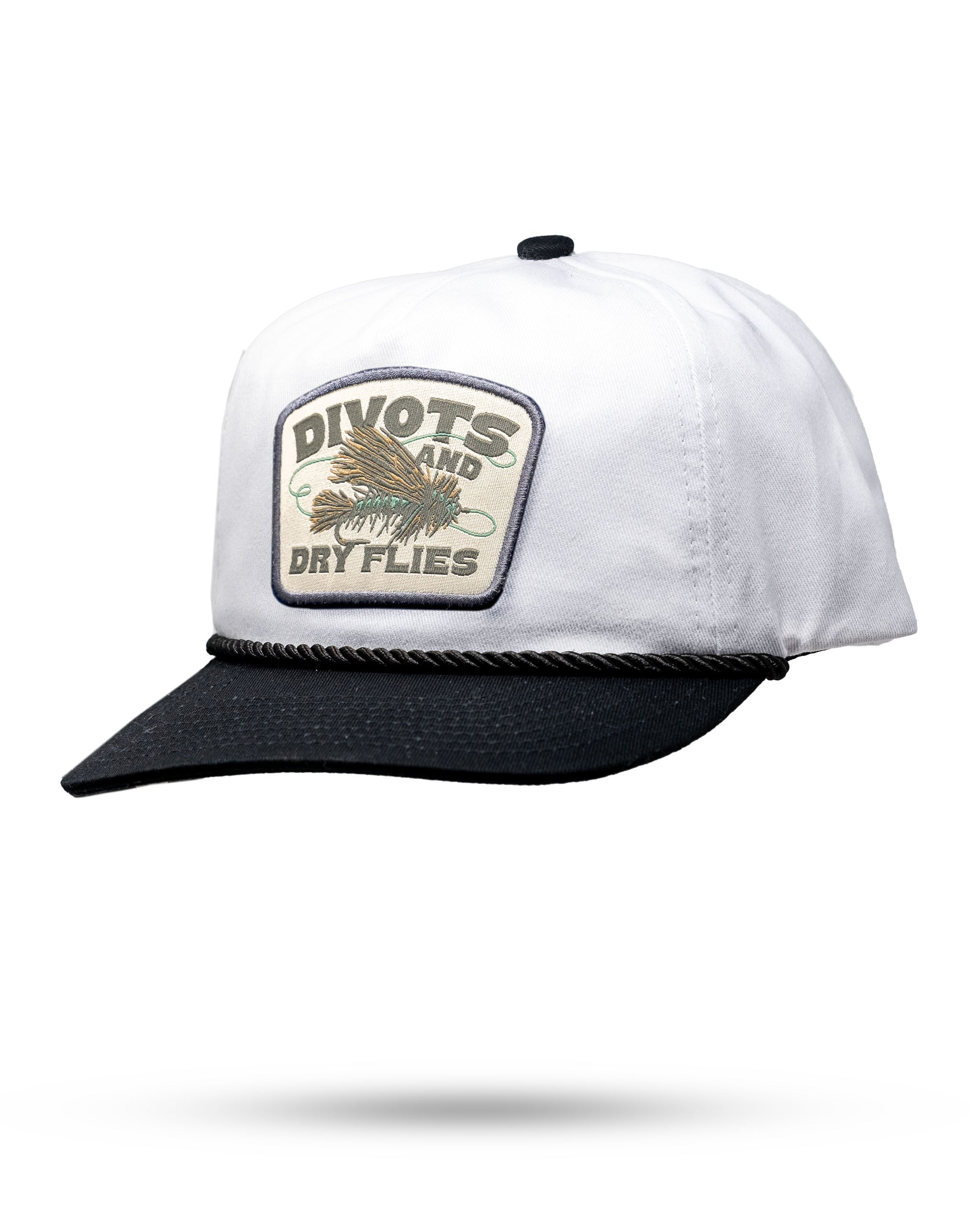 Pins and Aces Pins and Aces Heritage Rope Hat - Divots & Dry Flies - Domino — main product shot
