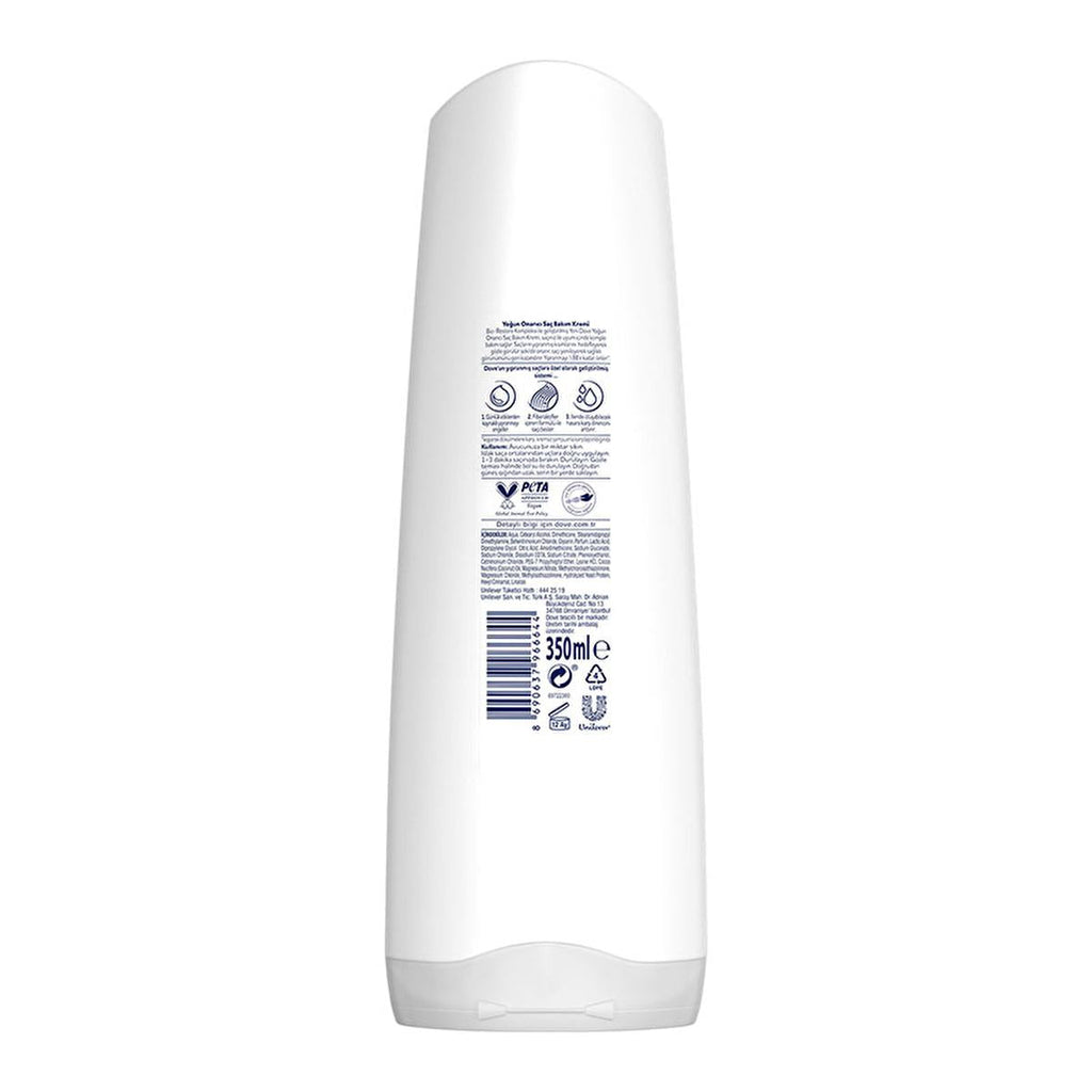 Dove Ultra Care Intensive Hair Conditioner: Damaged Hair Repair, Breakage Reduction, Vegan & Cruelty-Free - Restores Shine & Smoothness