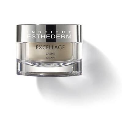Institut Esthederm Excellage Cream - Anti-Aging Face Moisturizer with Omega 3-6-9 & Hyaluronic Acid