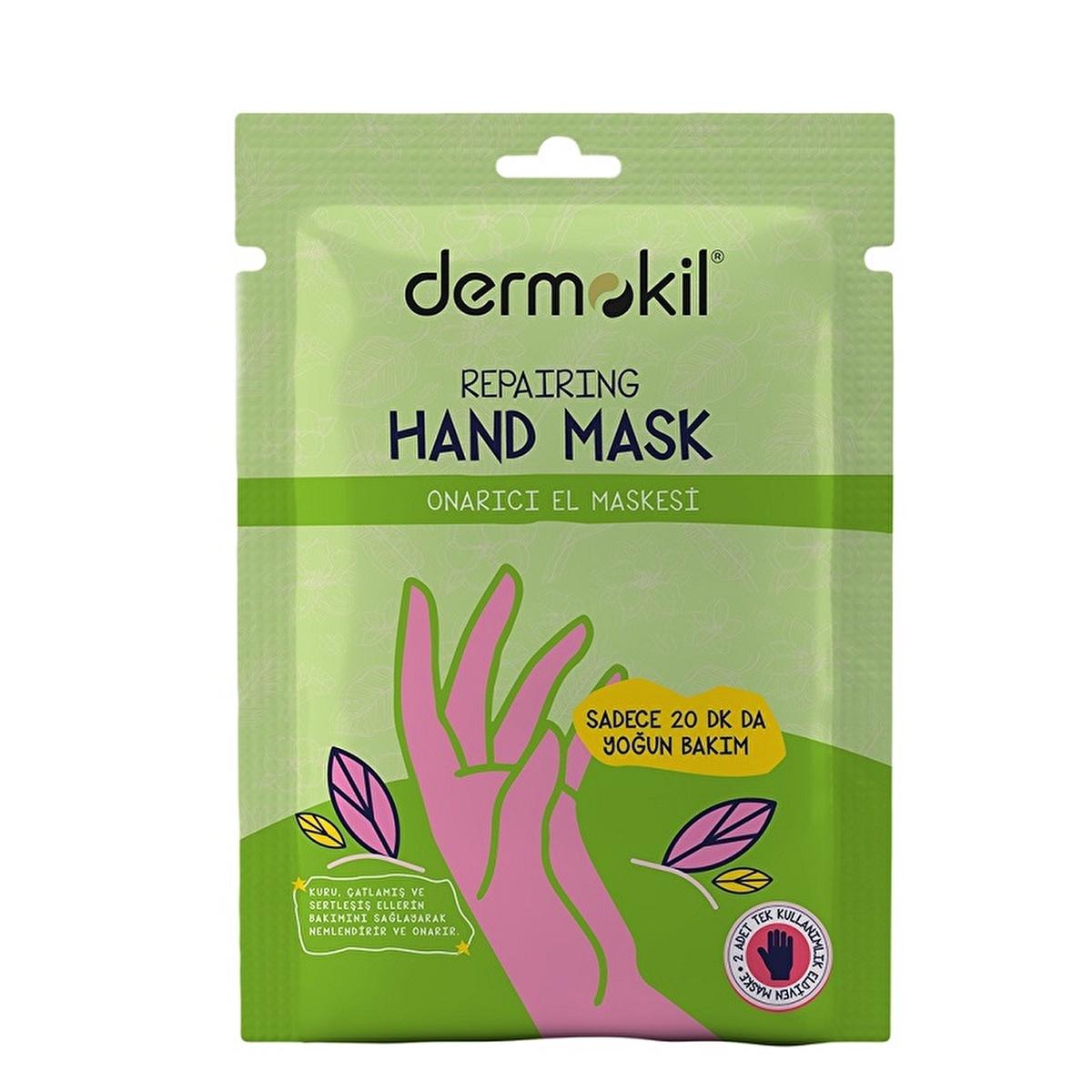Dermokil Nourishing Hand Mask - Moisturizing Hand Care with Hyaluronic Acid & Keratin