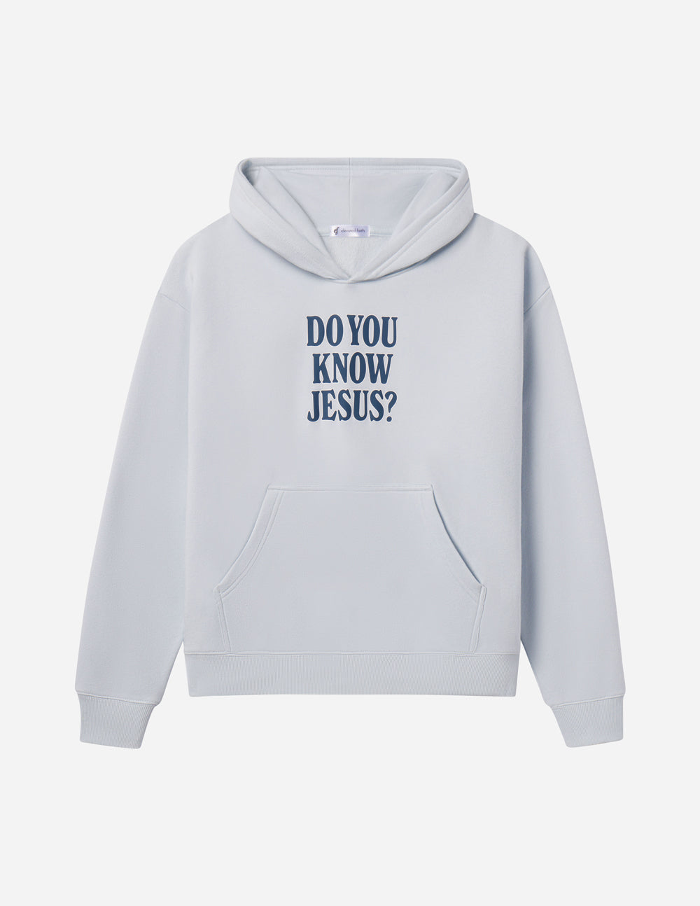 Elevated Faith Do You Know Jesus Unisex Hoodie — fabric or material detail