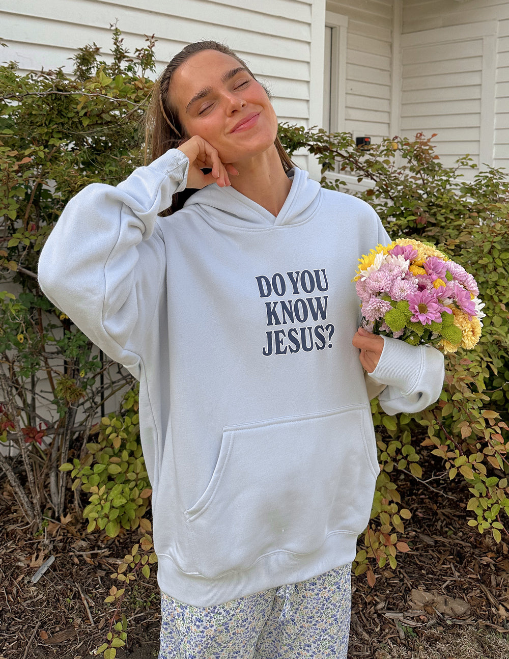 Elevated Faith Do You Know Jesus Unisex Hoodie — alternative angle
