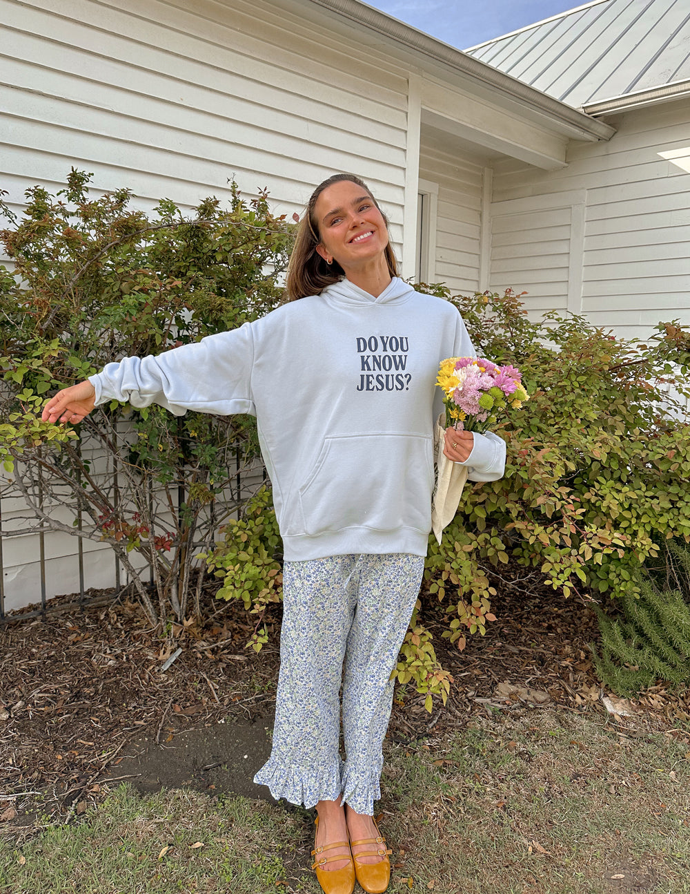 Elevated Faith Do You Know Jesus Unisex Hoodie — size reference