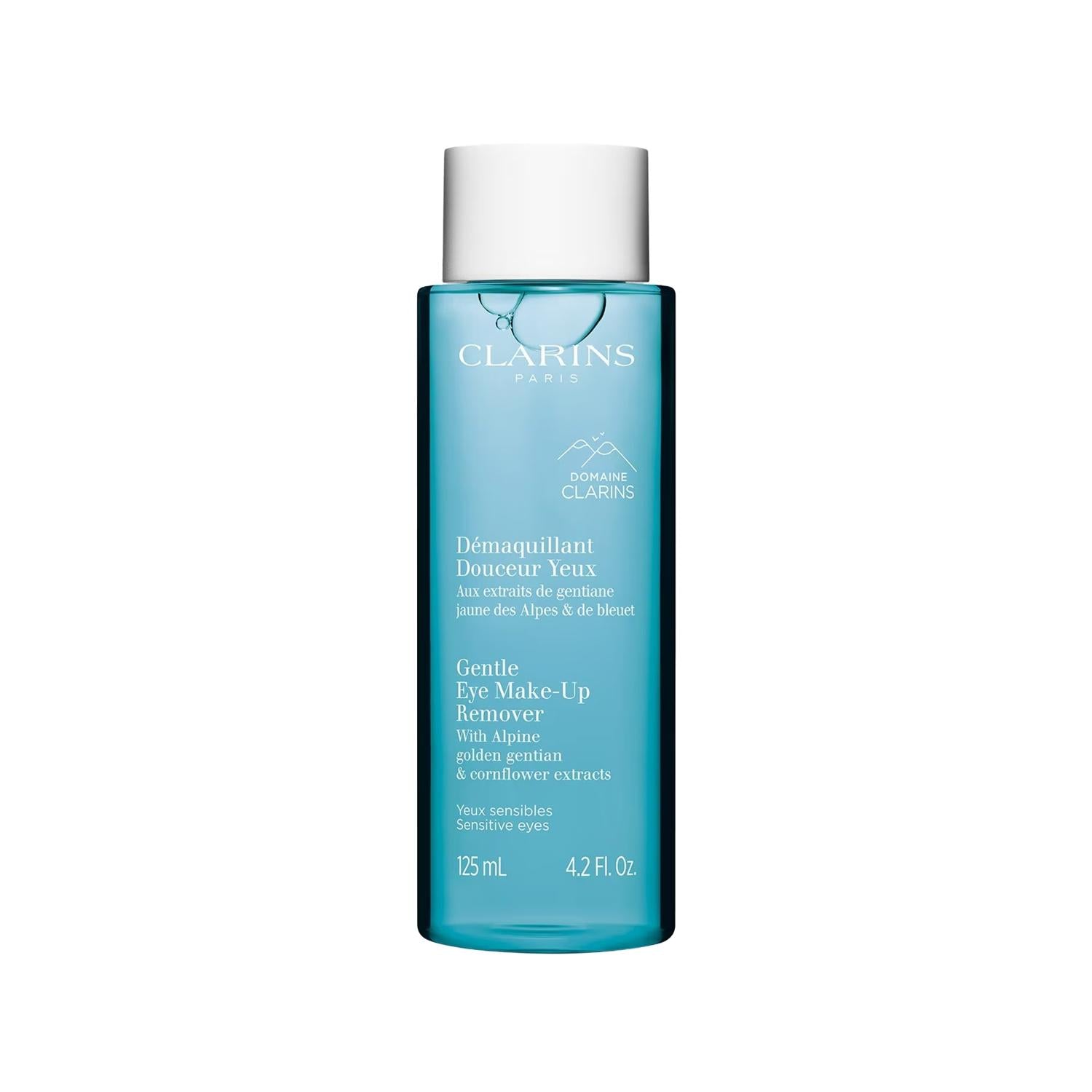 Clarins Gentle Eye Makeup Remover: Effectively Removes Makeup, Soothes Sensitive Eyes - 125ml Non-Irritating Formula