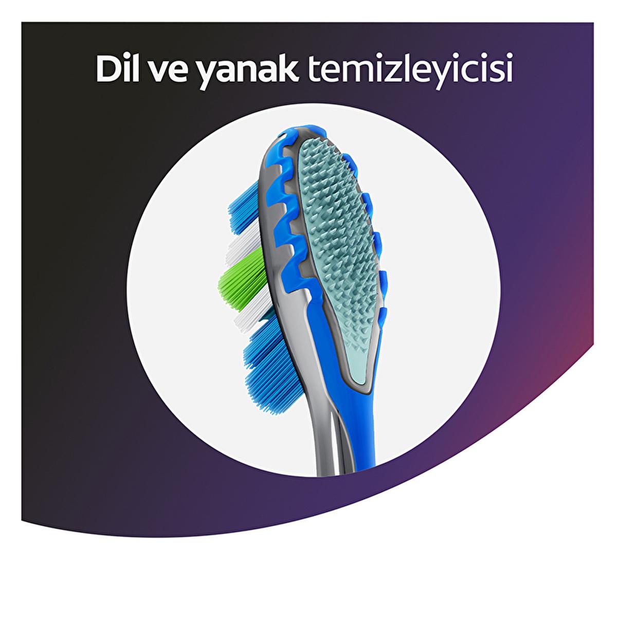 Colgate 360 Advanced Manual Toothbrush: Dentist Recommended Plaque Removal, Tongue & Cheek Cleaner for Superior Oral Hygiene