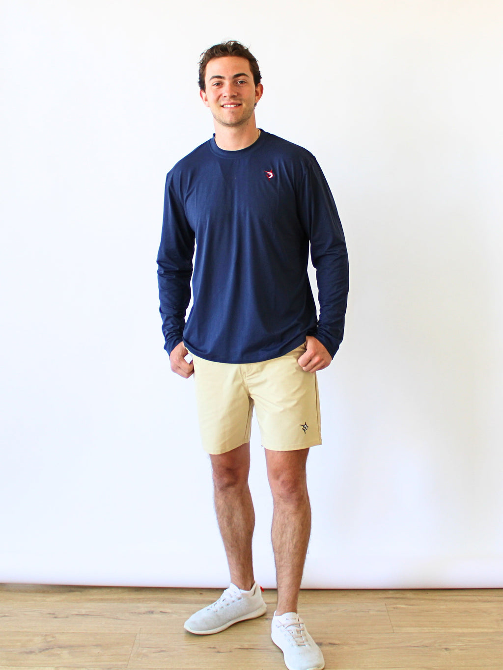 Dockside Performance Tee – White Water Life, view 6
