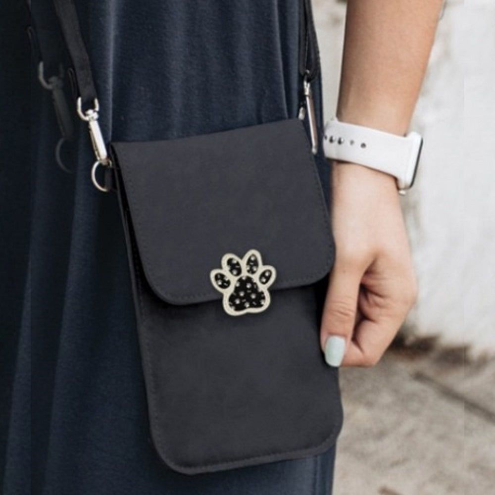 SaveTheGirls Dog Paw Black — detail close-up