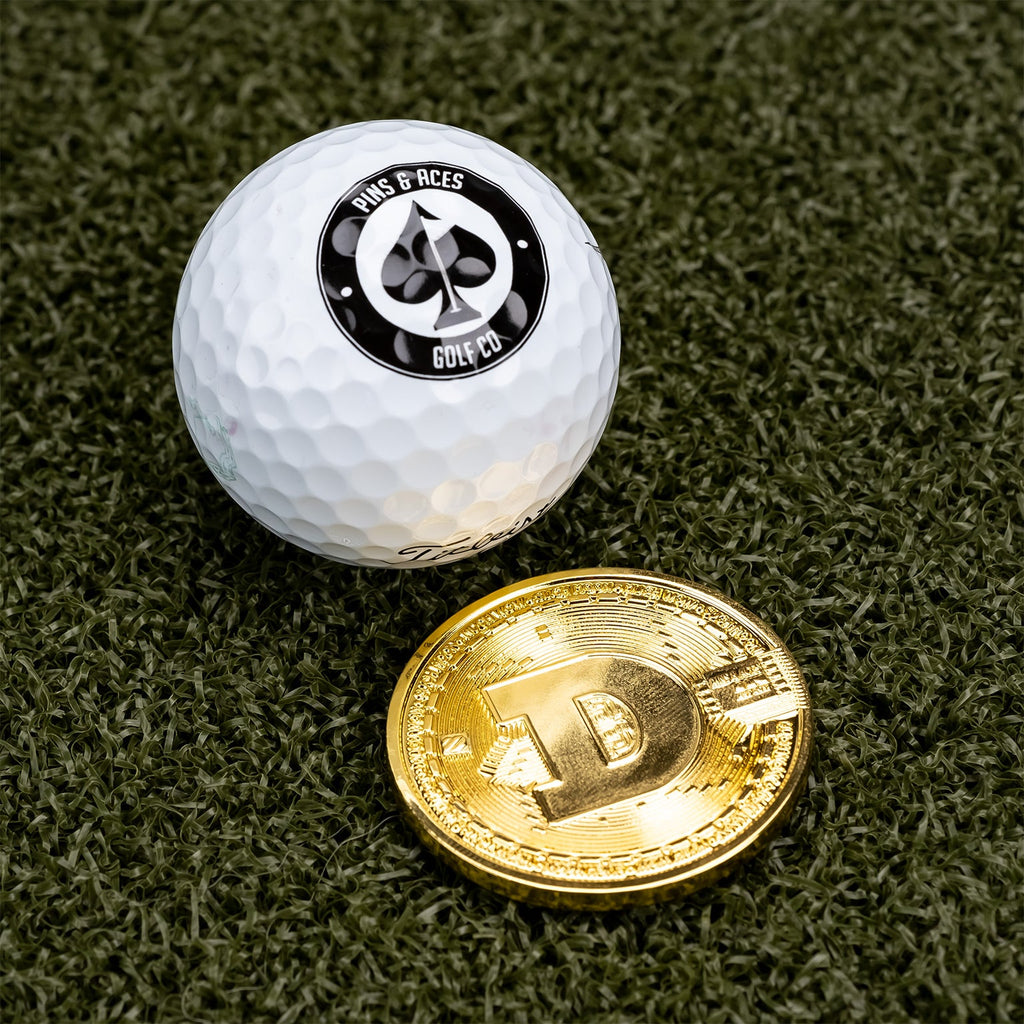 Dogecoin Ball Marker – Pins and Aces, view 4