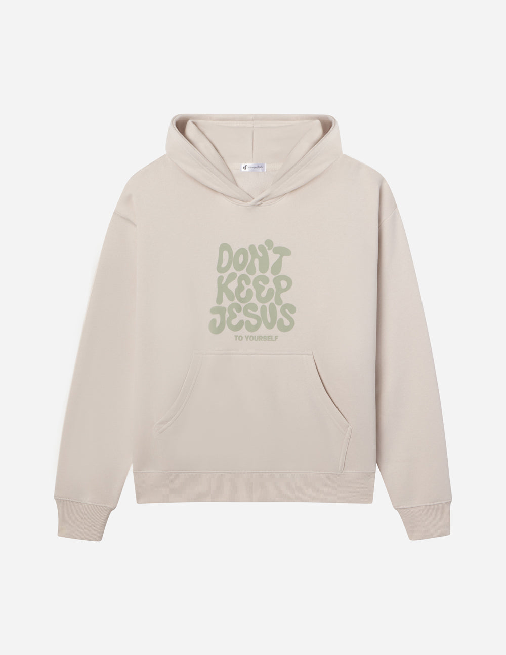 Elevated Faith Don't Keep Jesus to Yourself Unisex Hoodie — detail shot 10