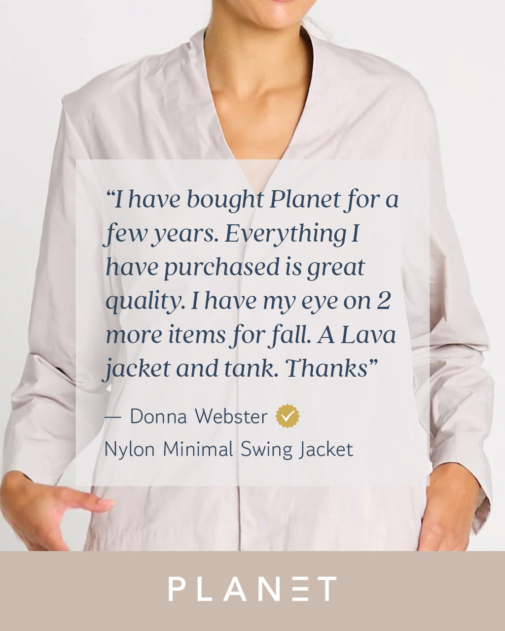 Nylon Minimal Swing Jacket - Mint