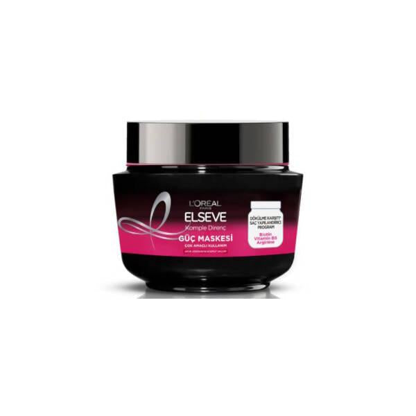 Elseve Anti-Hair Loss Hair Mask with Biotin & Vitamin B5 - 10.14 fl oz Nourishing Treatment for Hair Strength & Growth