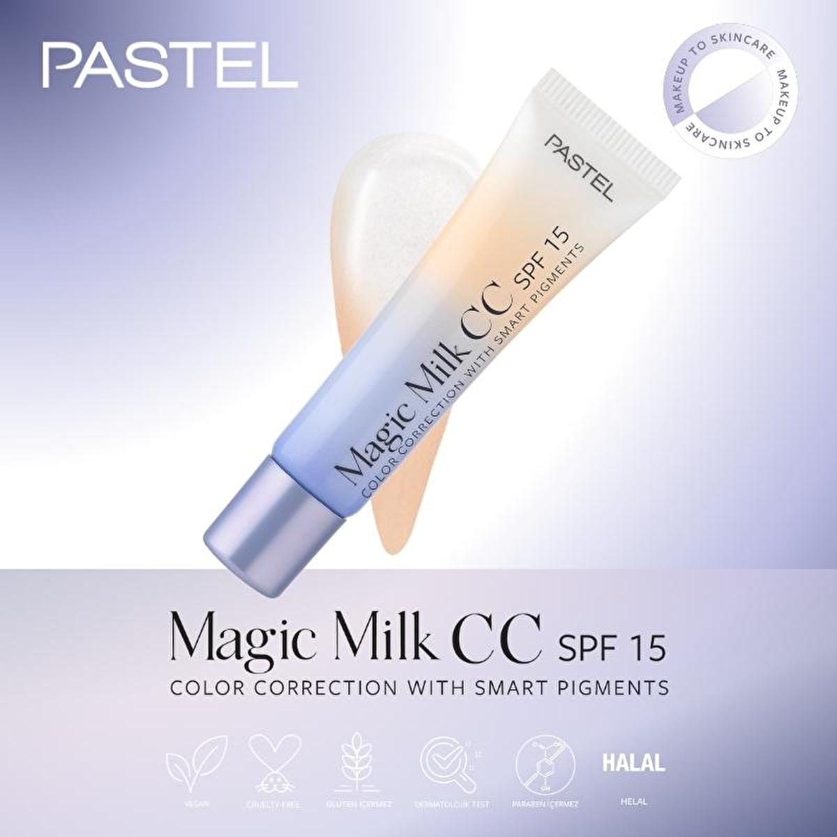 Pastel CC Cream - Color Adaptive, Moisturizing & SPF 15 Skin Tone Evening Makeup