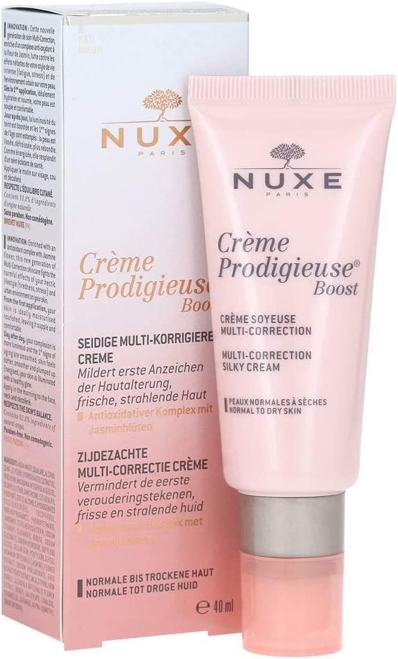 Nuxe Creme Prodigieuse Boost Multi-Correction Silky Cream - Anti-Aging, Natural Ingredients, 1.35 fl oz