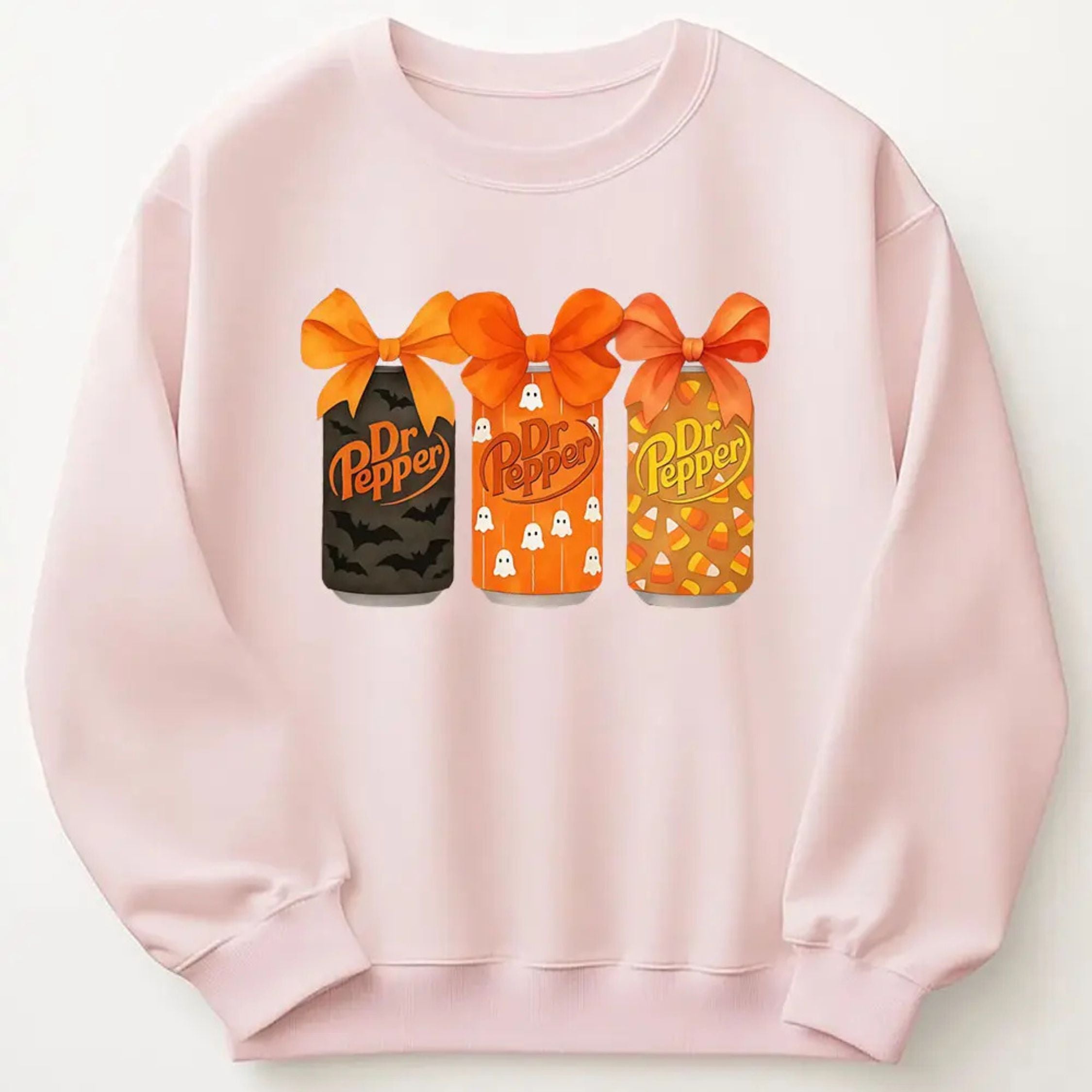 Pasimax Dr Pepper Halloween Sweatshirt – Spooky Soda Graphic Crewneck — main product shot