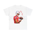 Pasimax Drake Maye Quarterback T-Shirt - New England Patriots Fan Apparel, NFL Rookie QB Graphic Tee, Unisex Football Gift — 