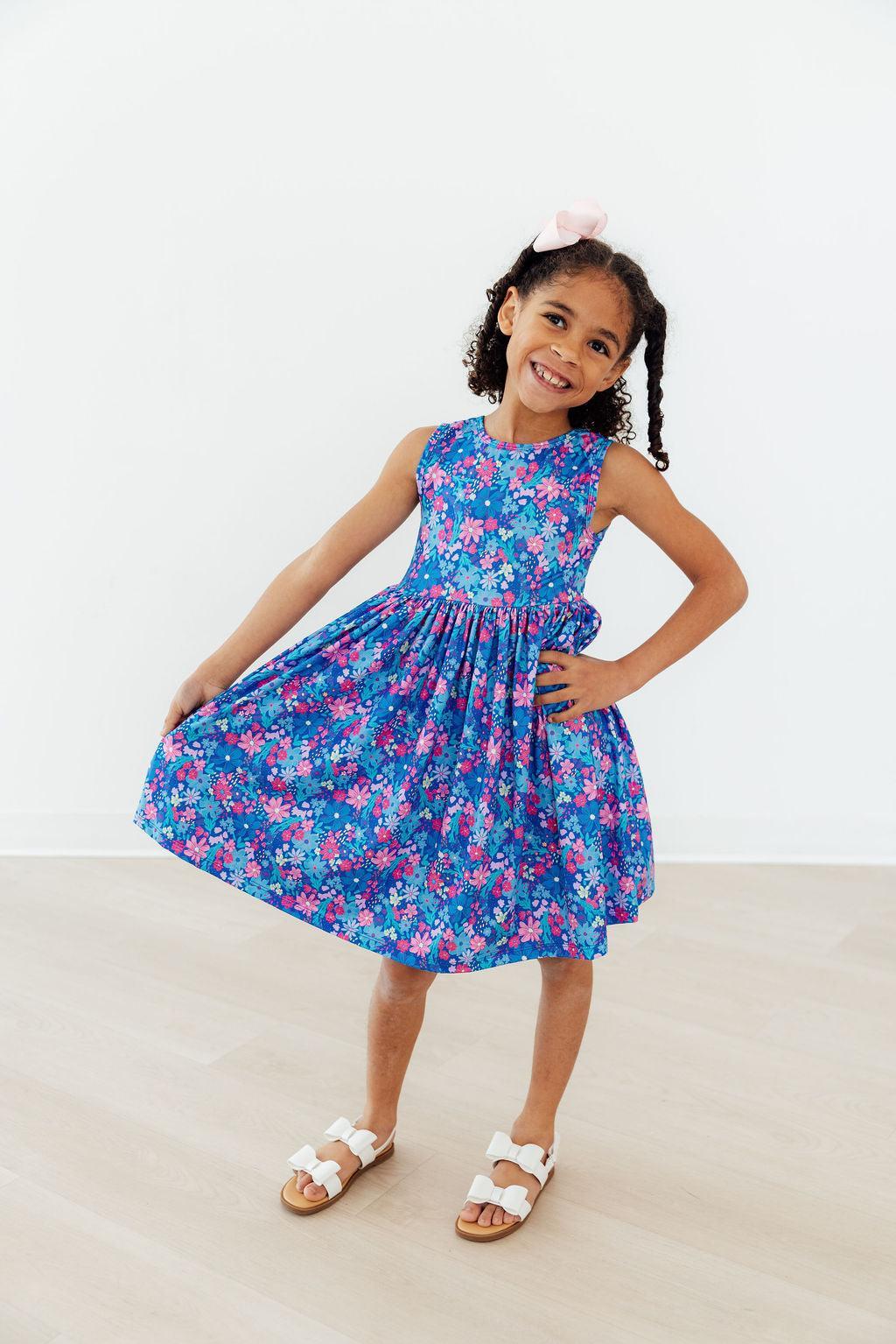 Mila & Rose ® Dreaming Daisies Tank Twirl Dress — lifestyle context