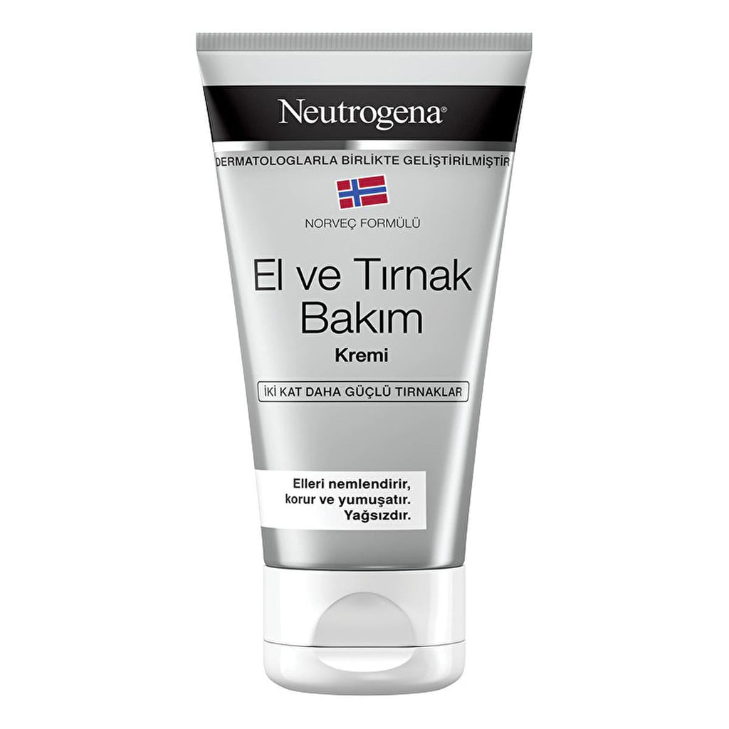 Neutrogena Hand and Nail Cream - Intense Moisturization, Non-Greasy, 2x Nail Strengthening