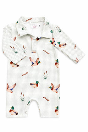 Duck Pond L/S Polo One-Piece