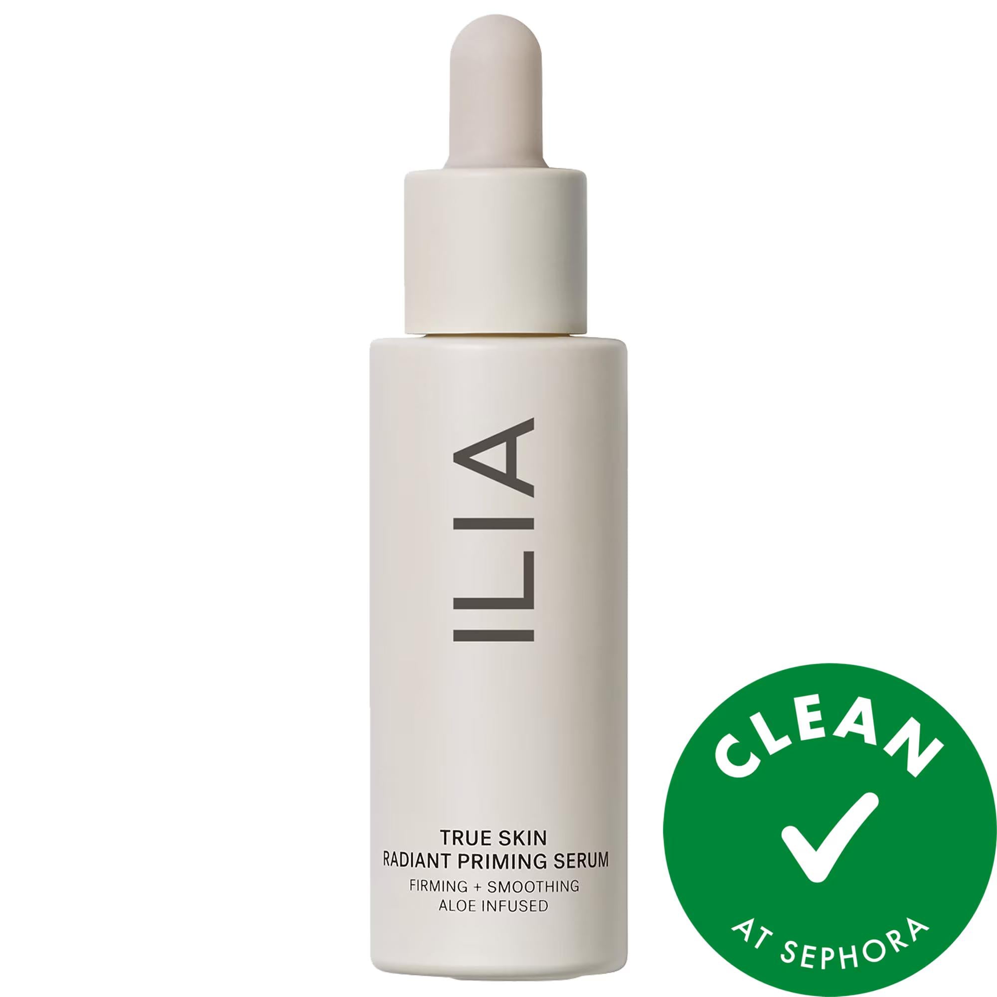 True Skin Radiant Priming Serum - Clean Beauty, Silicone-Free, Anti-Aging Primer for Natural Makeup Prep