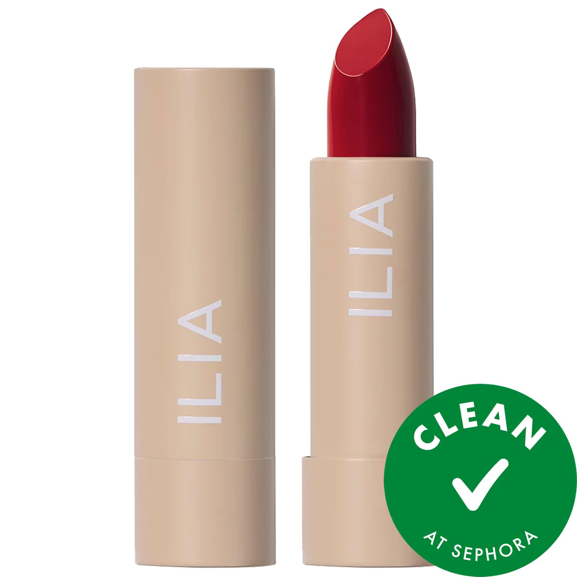 Ilia - Color Block High Impact Lipstick, Clean & Cruelty-Free, Hydrating Lip Color