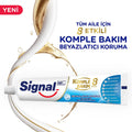 Signal Complete Care 8-Benefit Whitening Toothpaste - Family Toothpaste with 8 Oral Care Benefits