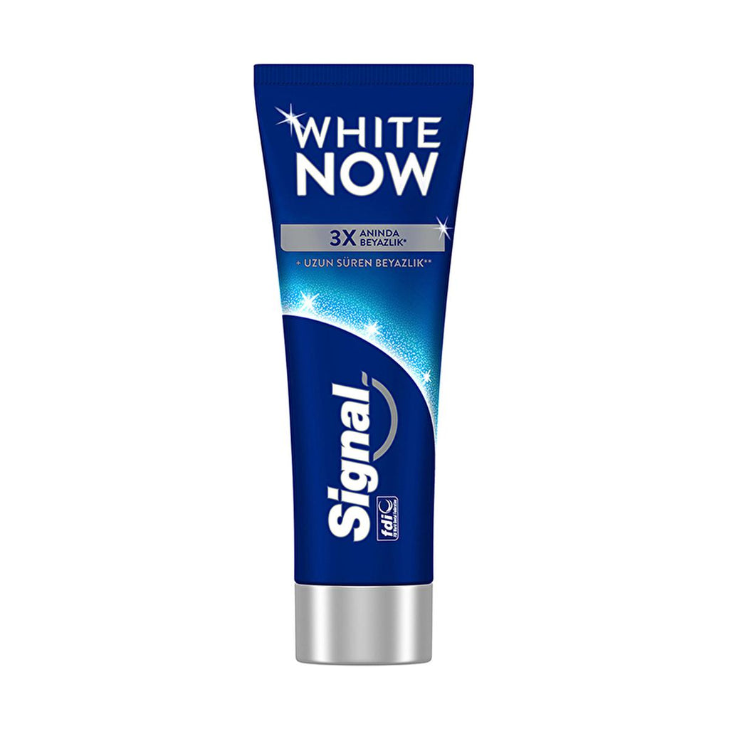 Signal White Now Teeth Whitening Toothpaste - Instant 3x Whitening, Natural Ingredients, 2.54 fl oz