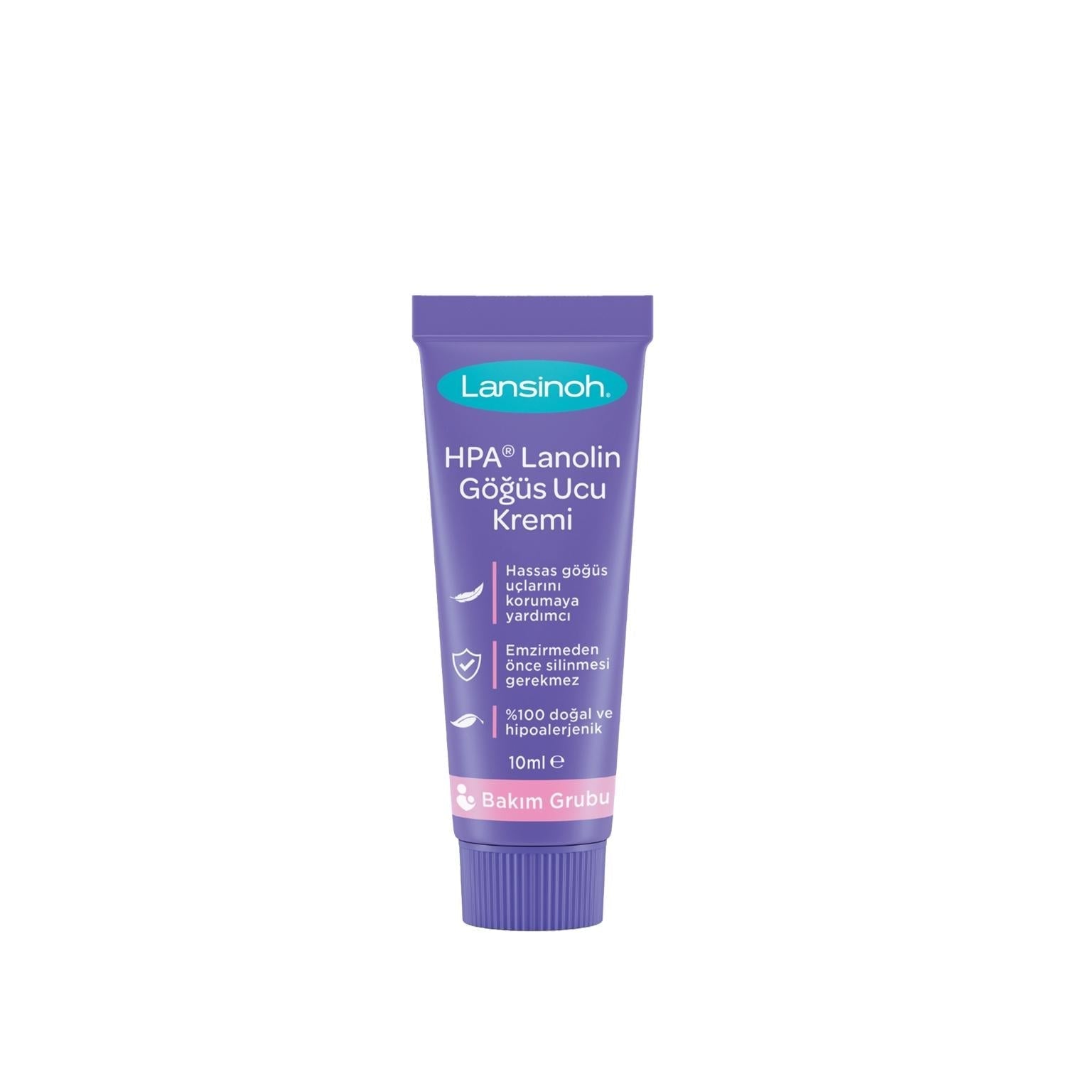 Lansinoh Nipple Cream for Breastfeeding Mothers: Soothes Sore & Cracked Nipples - Lanolin Balm for Pain Relief & Safe Baby Feeding - 0.34 fl oz