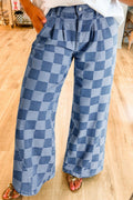 Pretty Little Patriot Pretty Little Patriot Checkered Denim jeans — main product shot