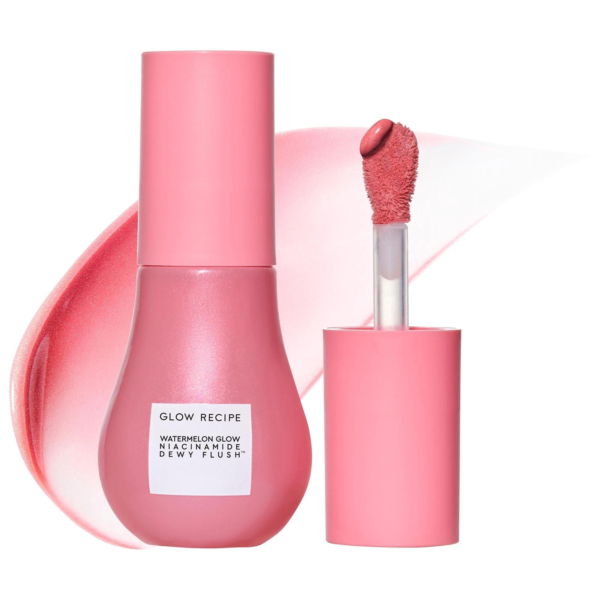Watermelon Glow Niacinamide Dewy Flush: Brightening Serum Blush - Hydrate, Correct Dark Spots, Vegan & Cruelty-Free
