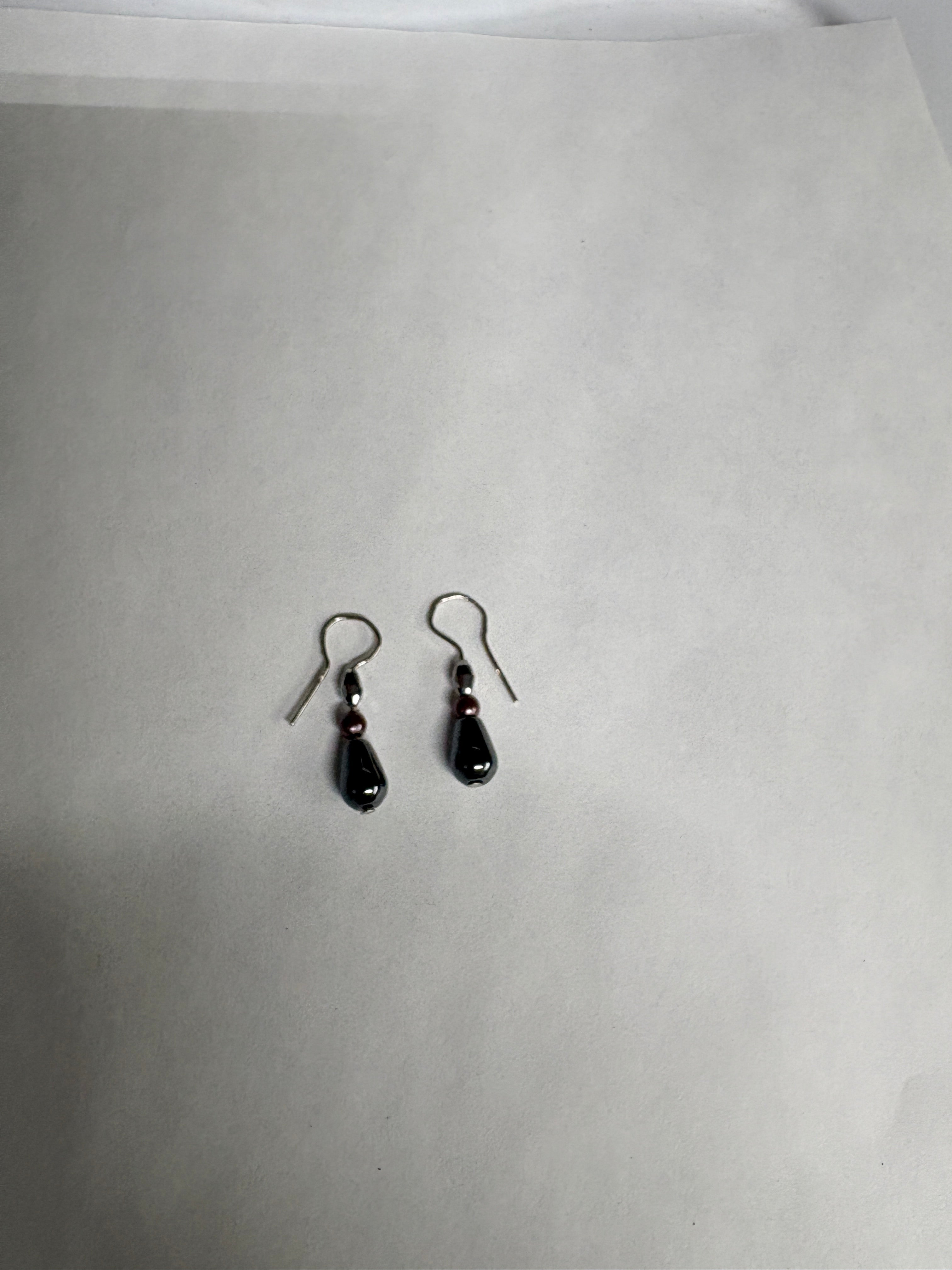 Just Neat Stuff Simple Hematite drops — alternative angle
