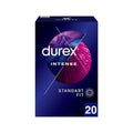 Durex Intense Condoms - 20 Count - Lubricated for Longer Performance