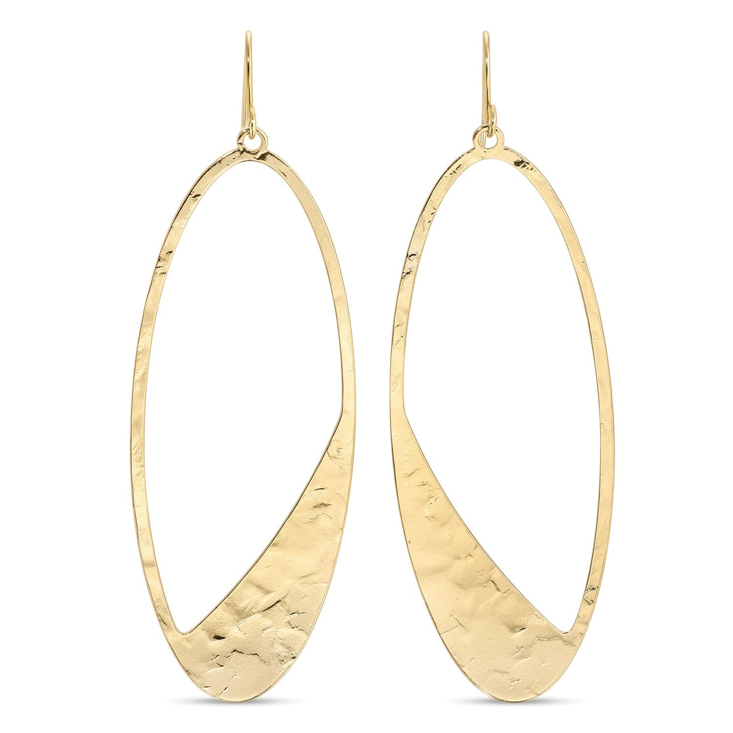 KADOU BOUTIQUE Gilded Oval Earrings — lifestyle context