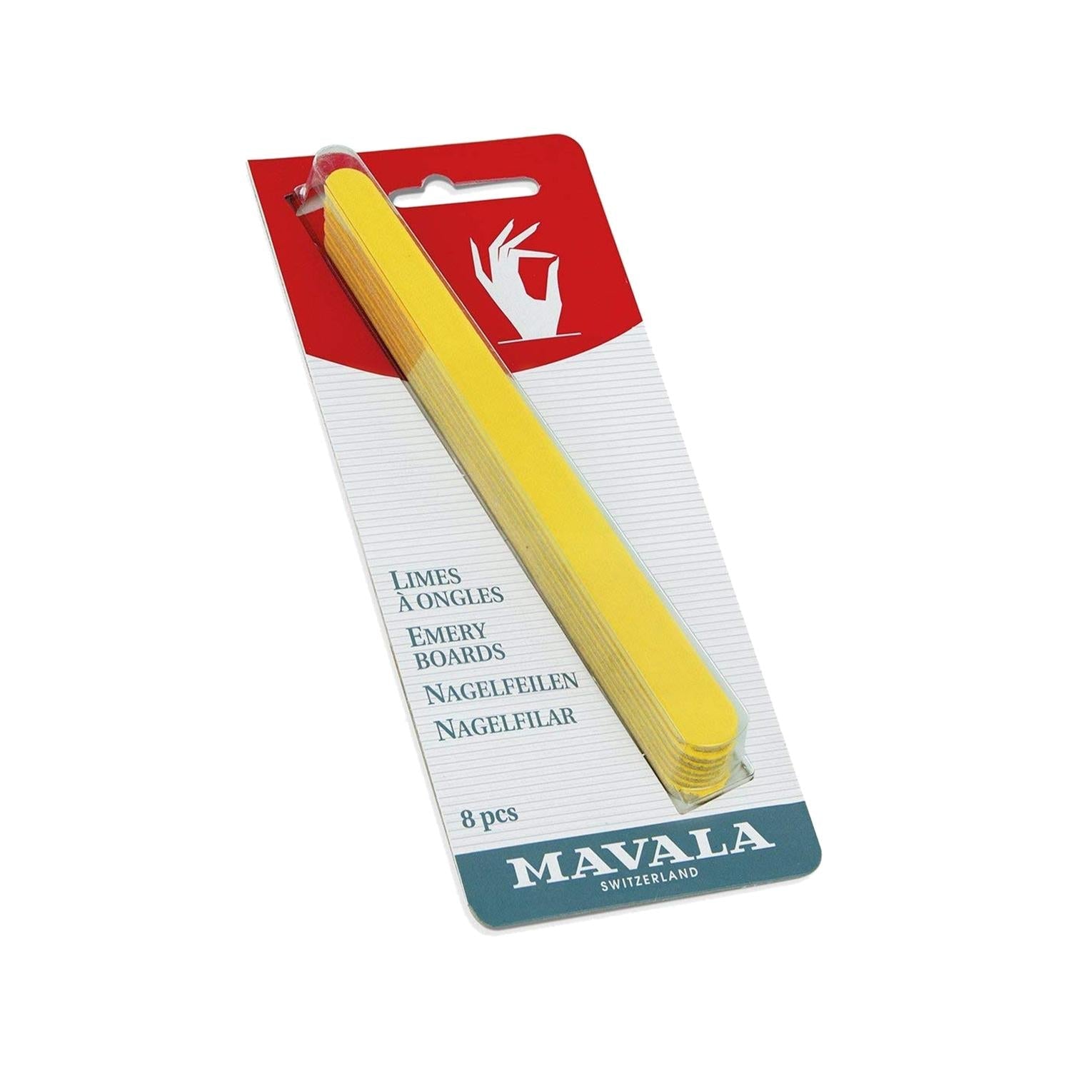 Mavala Professional Nail Files Set of 8 for Shaping & Smoothing - High-Quality Nail Care Tools