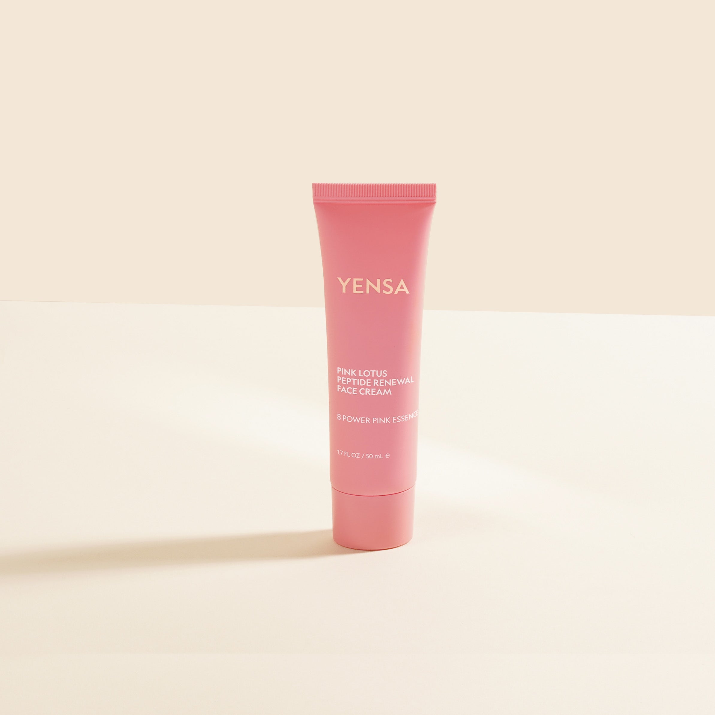 Pink Lotus Peptide Renewal Face Cream by YENSA — BC Complex peptide makeup product photo
