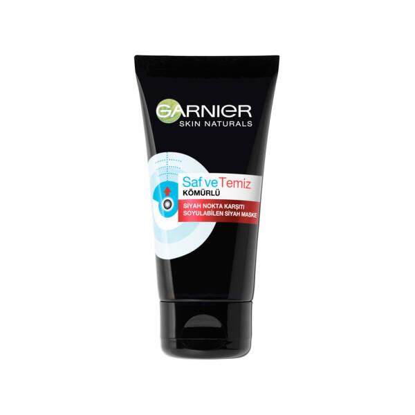 Garnier Charcoal Peel-Off Blackhead Removal Mask - Deep Cleansing, Salicylic Acid, 1.69 fl oz