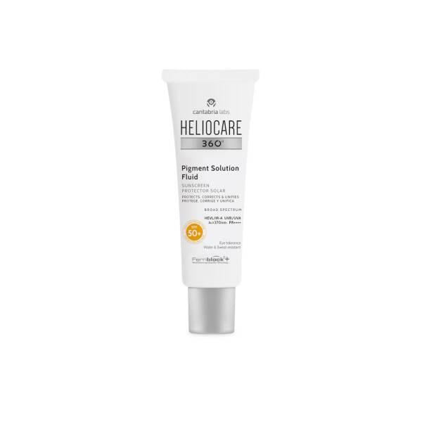Heliocare Sunscreen Fluid SPF50+ - Water-Resistant, Non-Greasy, For All Skin Types