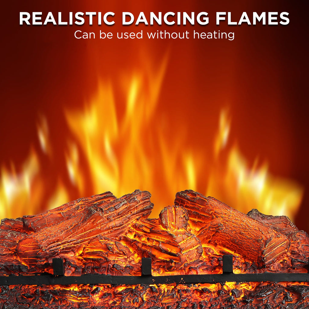 (Open) Eternal Flame EF23-LG Electric Fireplace Logs – TURBRO, view 2