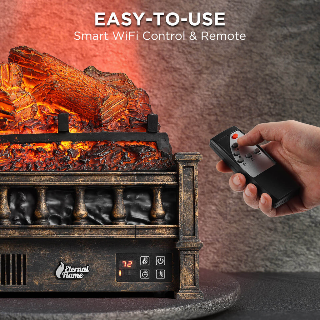 Eternal Flame EF23-LG Electric Fireplace Logs – TURBRO, view 12