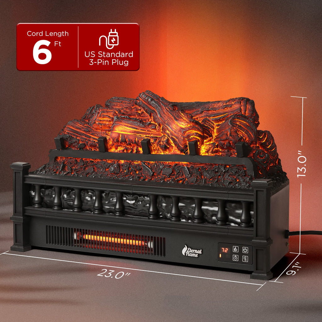 Eternal Flame EF23-PB Electric Fireplace Logs – TURBRO, view 6