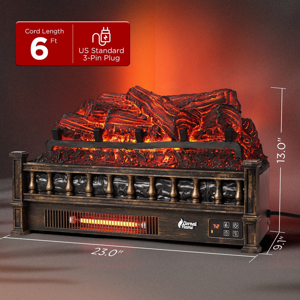 Eternal Flame EF23-PB Electric Fireplace Logs – TURBRO, view 14