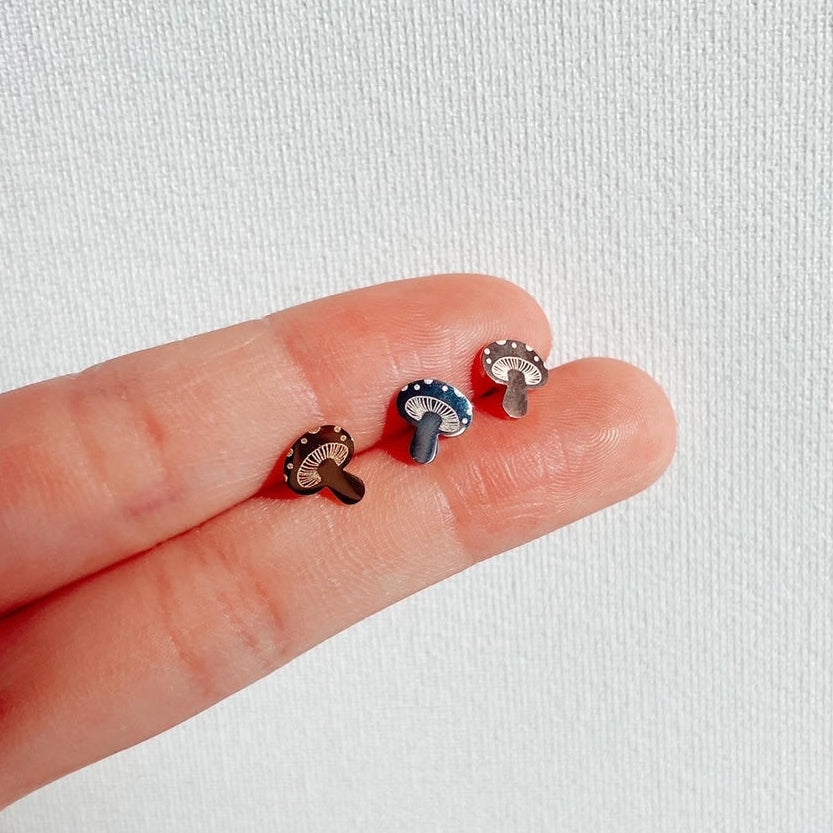 Groovy, funky & fun set- 3 pairs of earring studs – Plant Dosage LLC, view 5