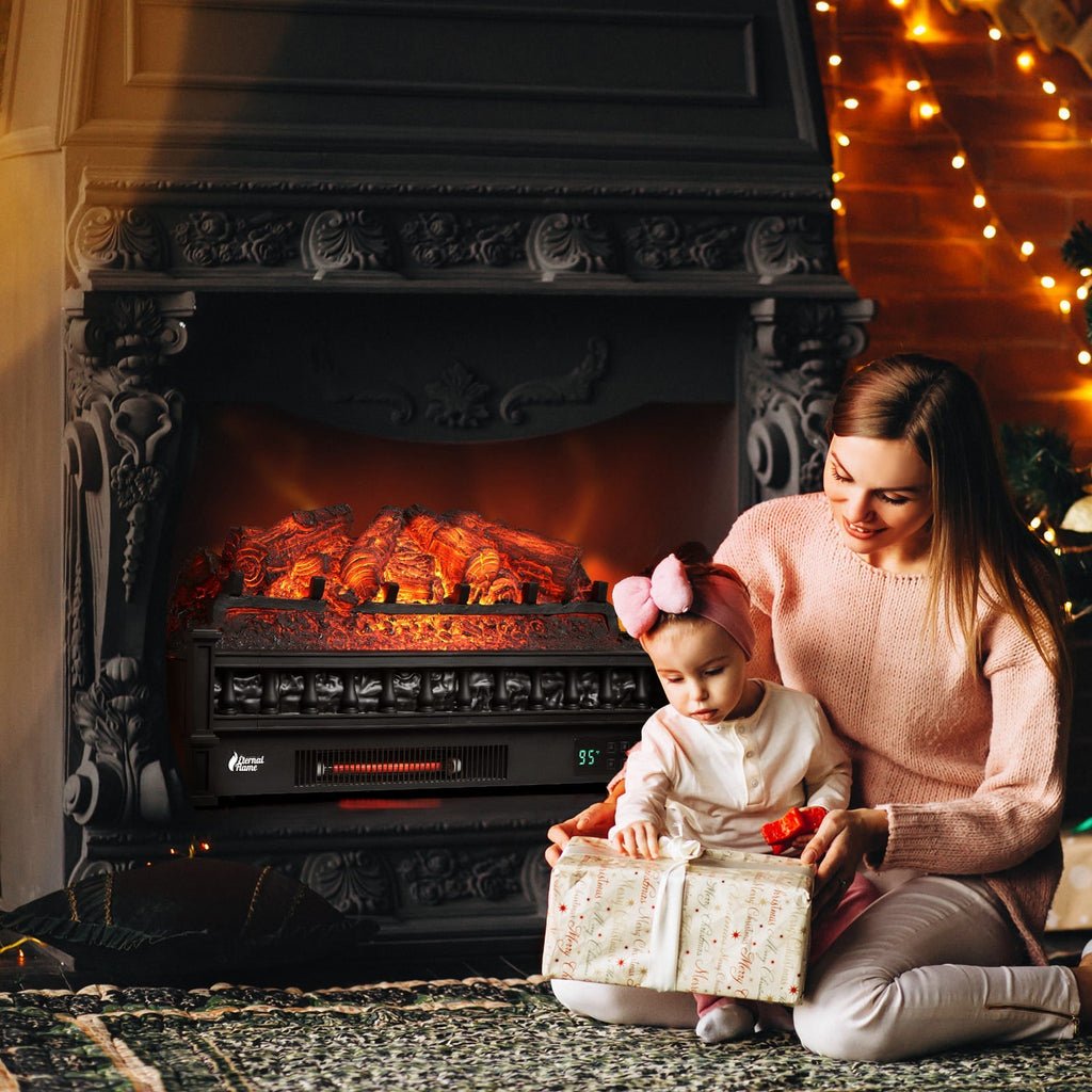 (Open Box) Eternal Flame EF26-PB Smart Electric Fireplace Logs, WiFi Enabled – TURBRO, view 7