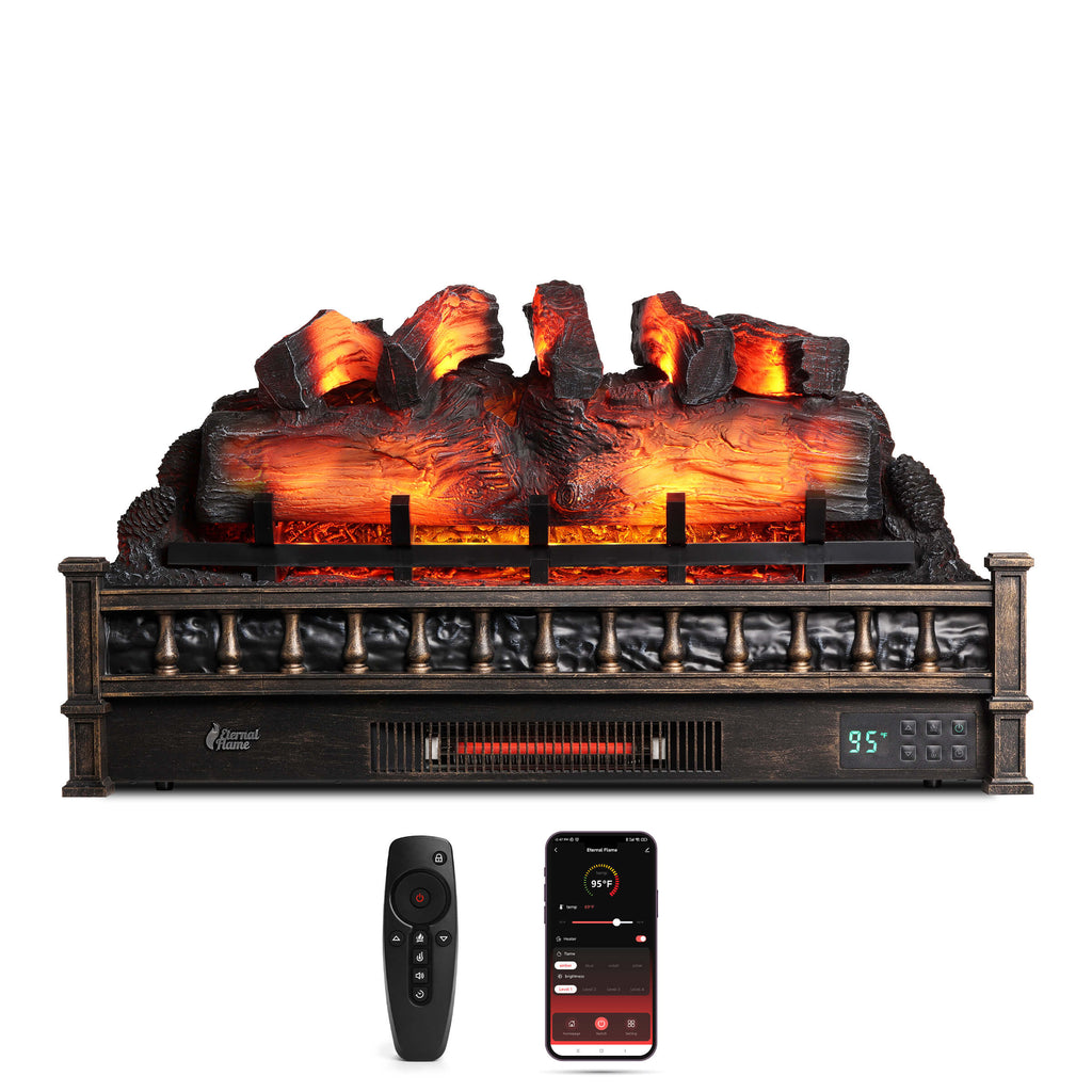 Eternal Flame EF30-PB Electric Fireplace Logs – TURBRO, view 9