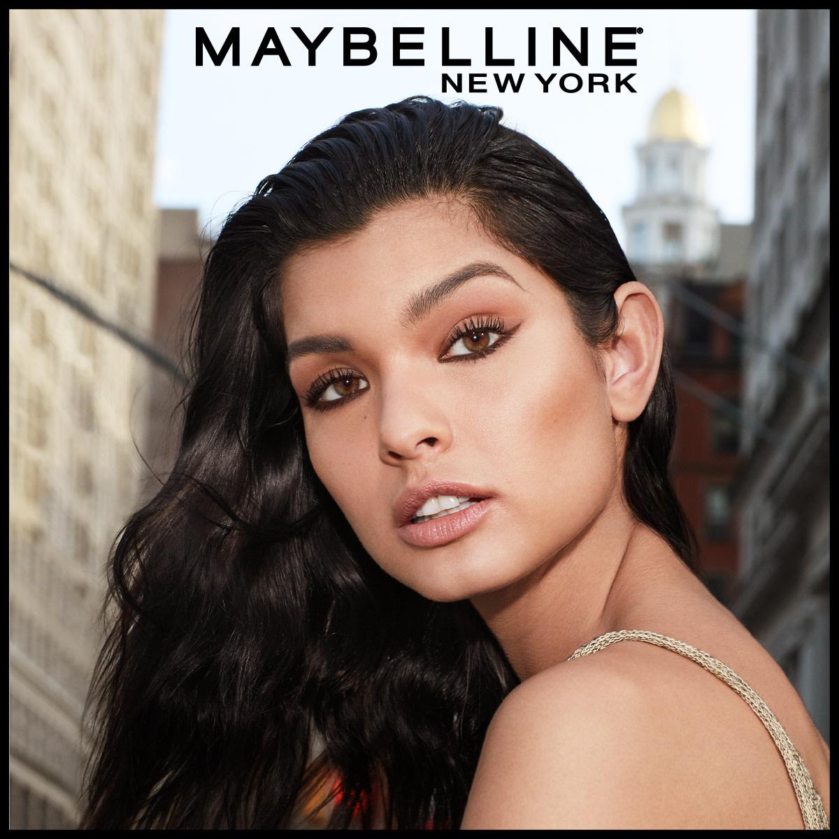 Maybelline New York Lash Sensational Mascara - Intense Black, Volumizing & Lengthening with Rosehip Oil