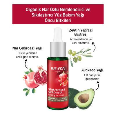 Weleda Organic Face Care Oil with Pomegranate Extract - 30ml Natural Anti-Aging Moisturizer