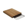 Ideenwelt Acacia Cutting Board with Tray - Stylish Wooden Chopping Board | Removable Drawer | FSC Certified, 14x11 inch