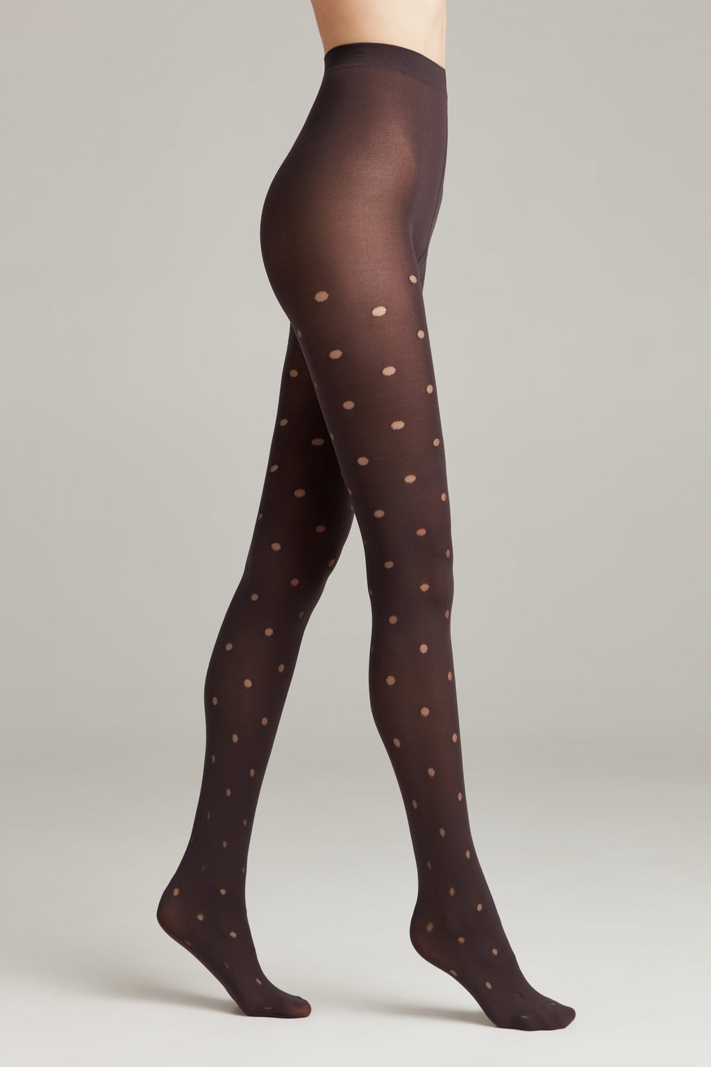 TheRanok.com Fantasy Tights Conte Enjoy - Sheer Polka Dots — in-use photo