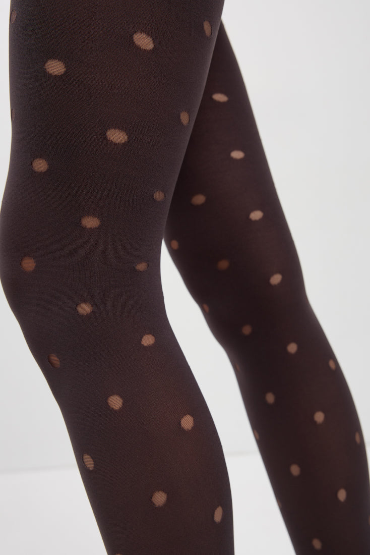 TheRanok.com Fantasy Tights Conte Enjoy - Sheer Polka Dots — color detail