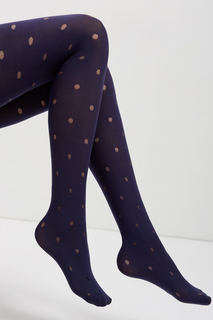 TheRanok.com Fantasy Tights Conte Enjoy - Sheer Polka Dots — alternative angle