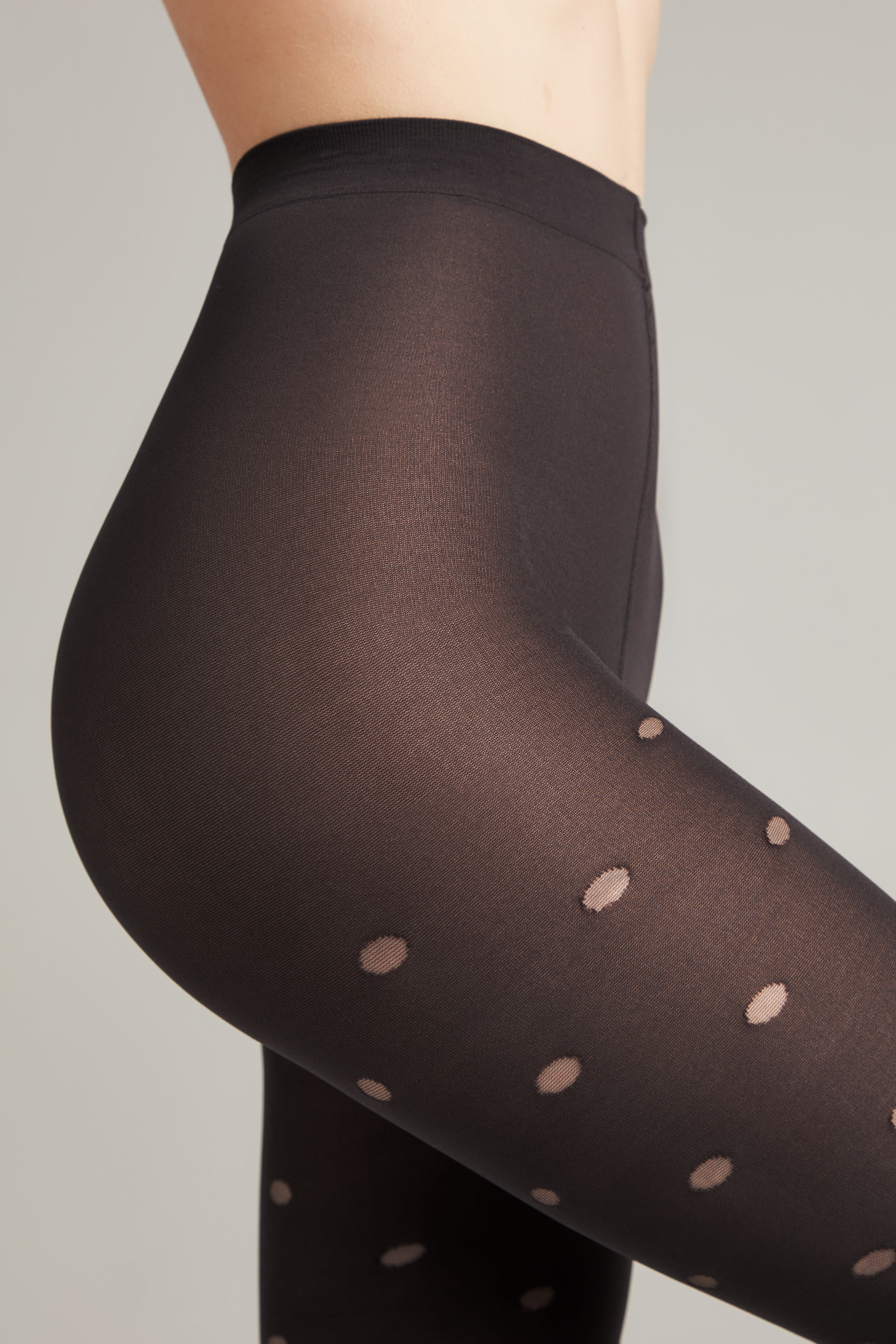 TheRanok.com Fantasy Tights Conte Enjoy - Sheer Polka Dots — lifestyle context